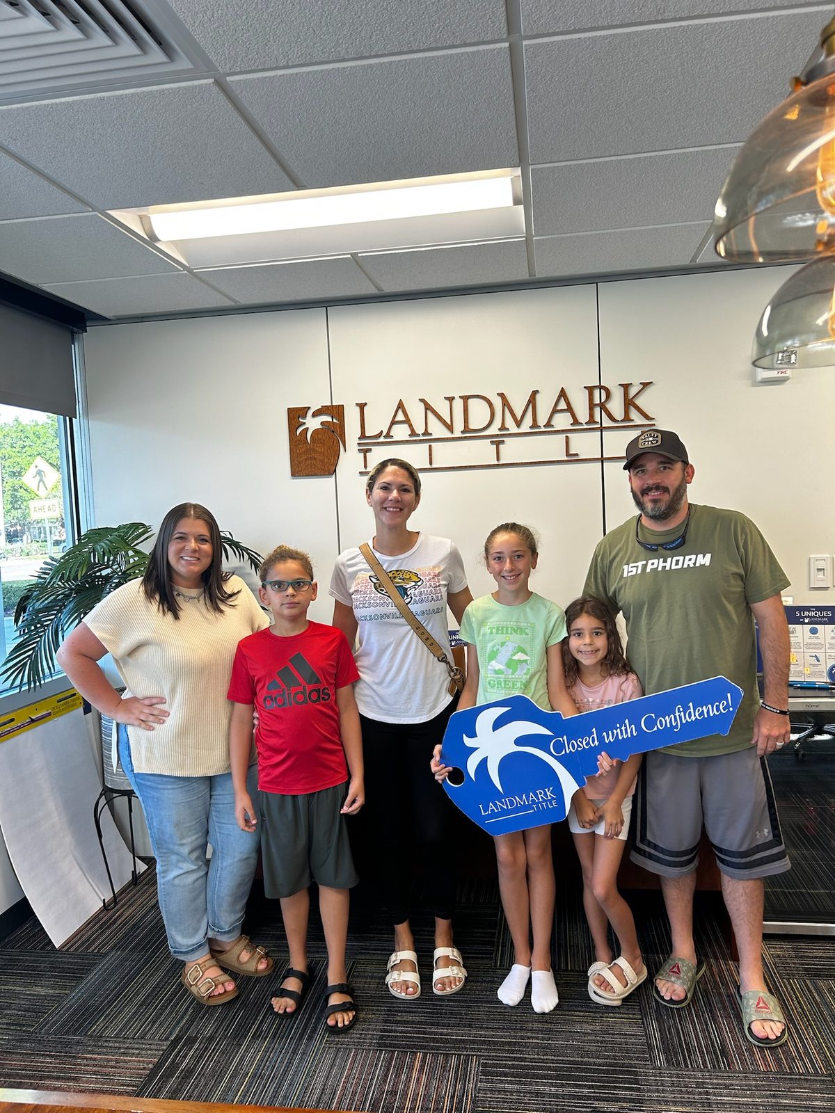 Handing over the keys — a typical Baker County fall closing.